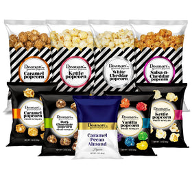 Deanan Gourmet Popcorn Gift Box Sampler outer pack, ideal for gifting occasions.