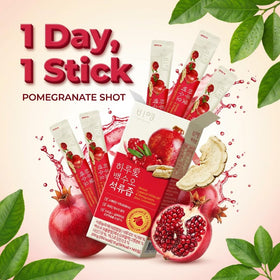 Dear Recipe Pomegranate Juice Sticks close-up reveals vibrant color and fresh aroma.