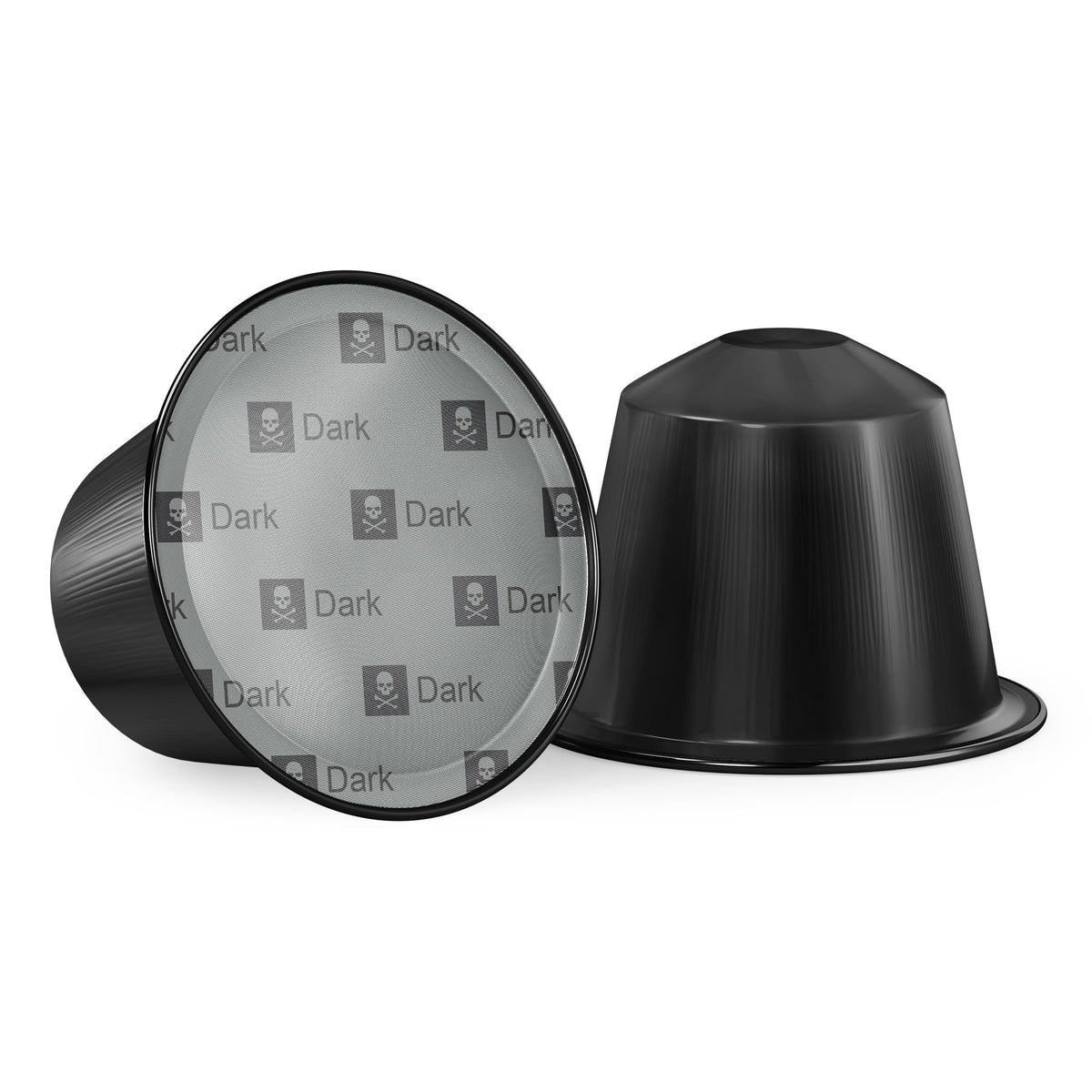 Death Wish Coffee capsule brew in an espresso cup emphasizing bold taste.