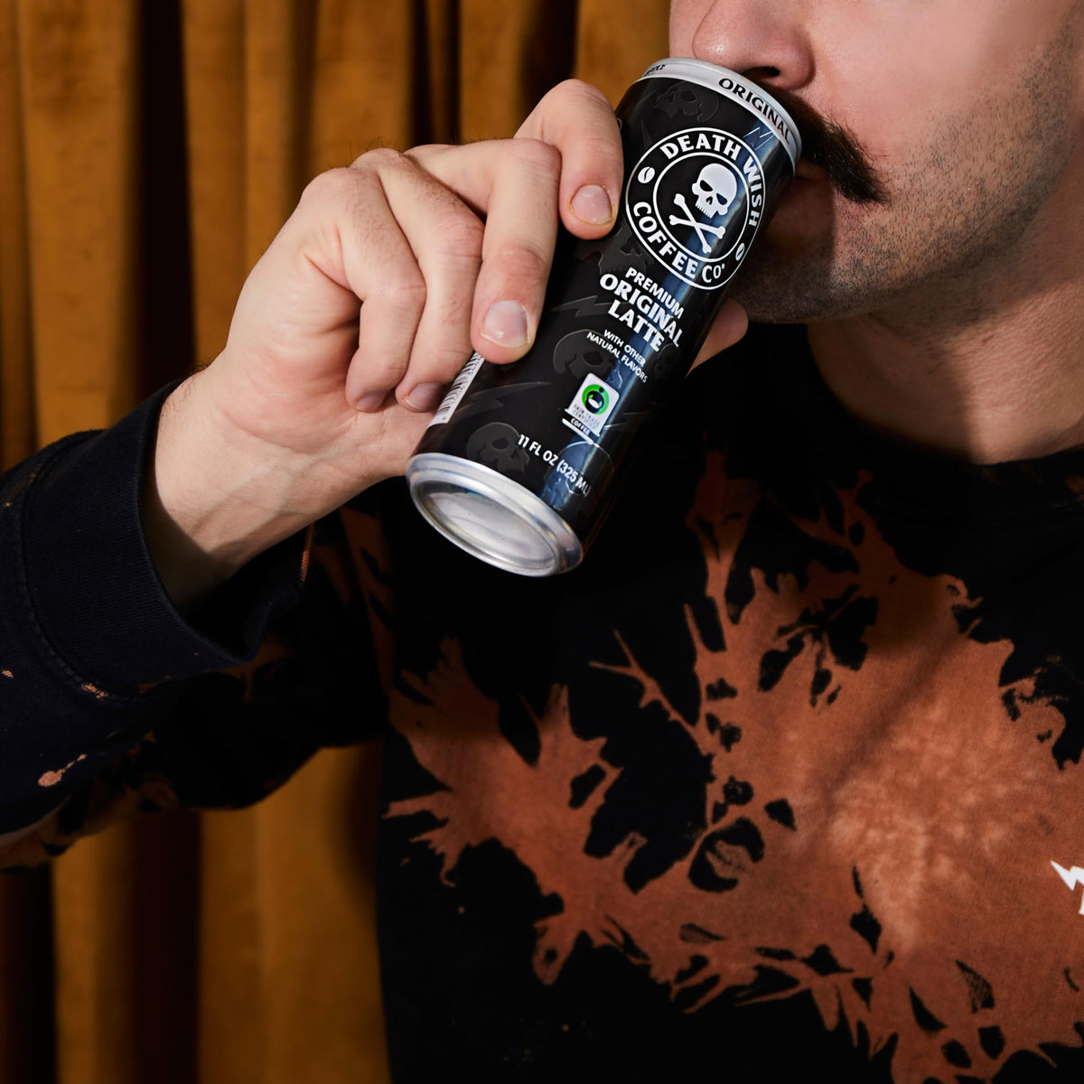 Death Wish Coffee Classic Cold Brew Latte refrigeration cue hints at freshness preservation