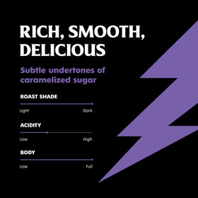Death Wish Coffee Espresso Roast pods release cocoa and caramelized sugar aroma for a rich start.