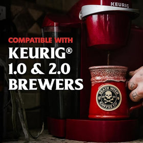 Death Wish Coffee unboxing reveals the rugged, bold roast identity.