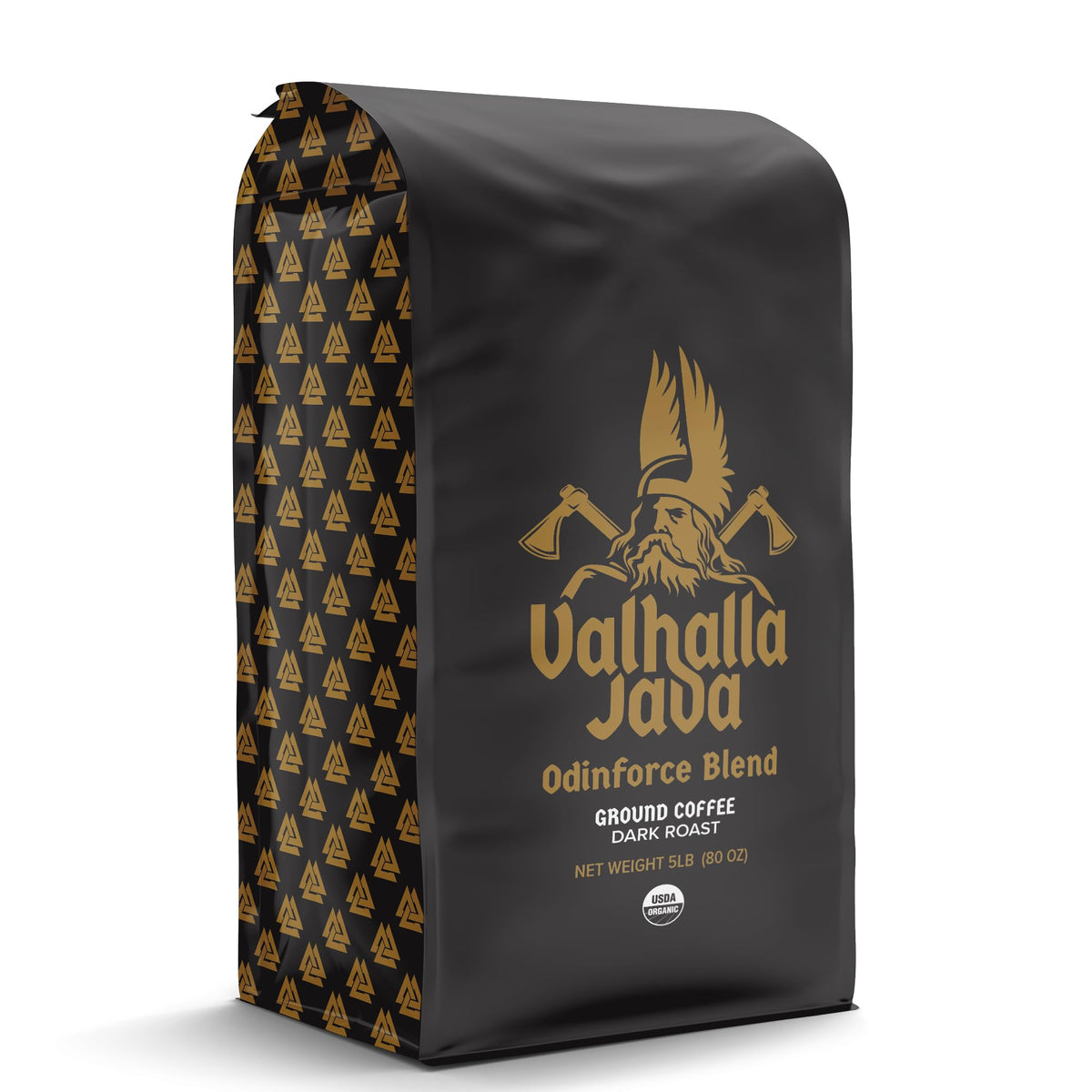 Brewing Death Wish Valhalla Java, a steaming cup with potent caffeine and aroma.