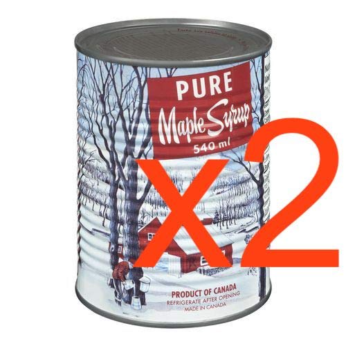 Decacer Pure Maple Syrup can 540ml — drizzle over pancakes and breakfast favorites for natural sweetness