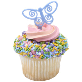 DecoPac Bloom spring colors blend for cupcakes.