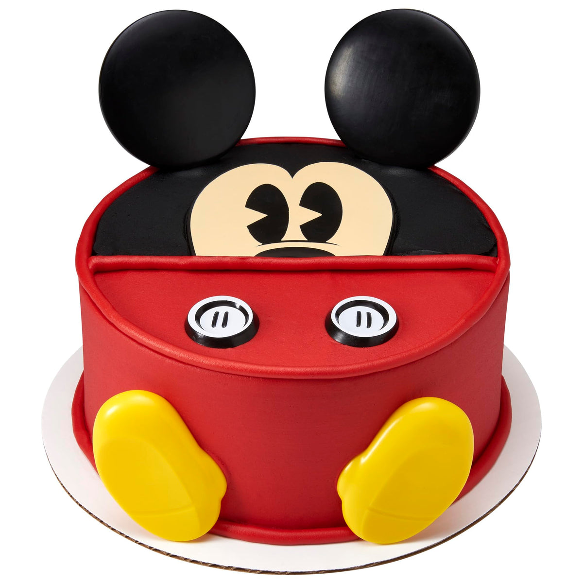 DecoSet Disney Mickey Mouse food-safe plastic: durable, safe for use on baked goods.