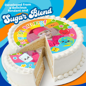 Edible sugar circles pack ready for cake and cookie decoration