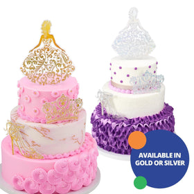 Ideal for DecoPac Quinceanera celebrations and Sweet 15 events.