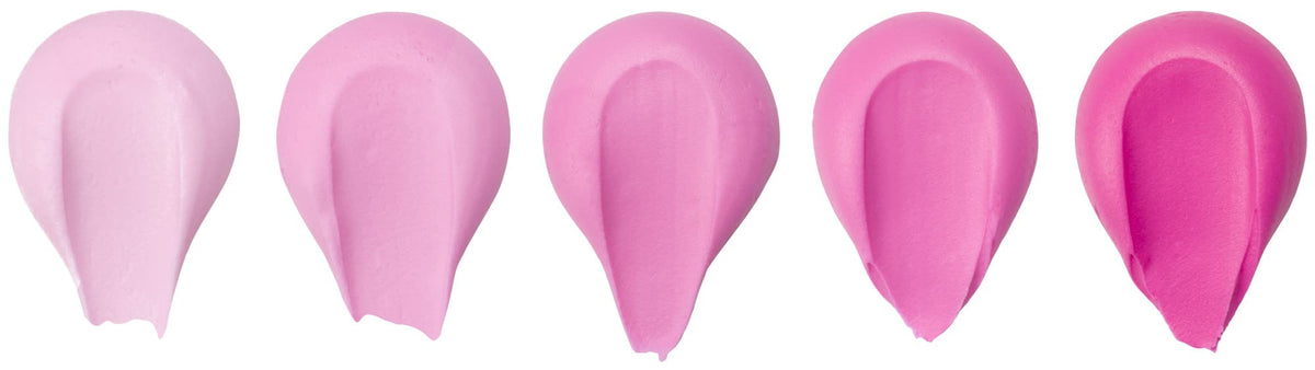 DecoPac Neon Bright Pink icing color for fondant adds glossy accents.