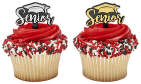 DecoPac red sprinkles sprinkled over ice cream for decorative topping.