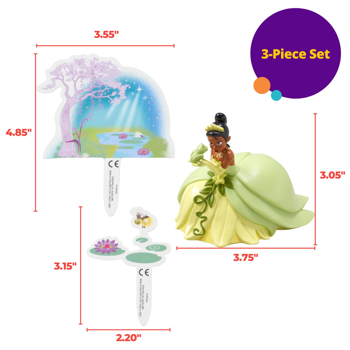 DecoPac reusable cake topper for repeated use on future celebrations.