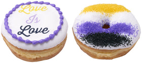 DecoPac sanding sugar black ice cream sprinkles enhance desserts.