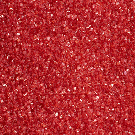DecoPac red sanding sugar jar top for festive cake decoration