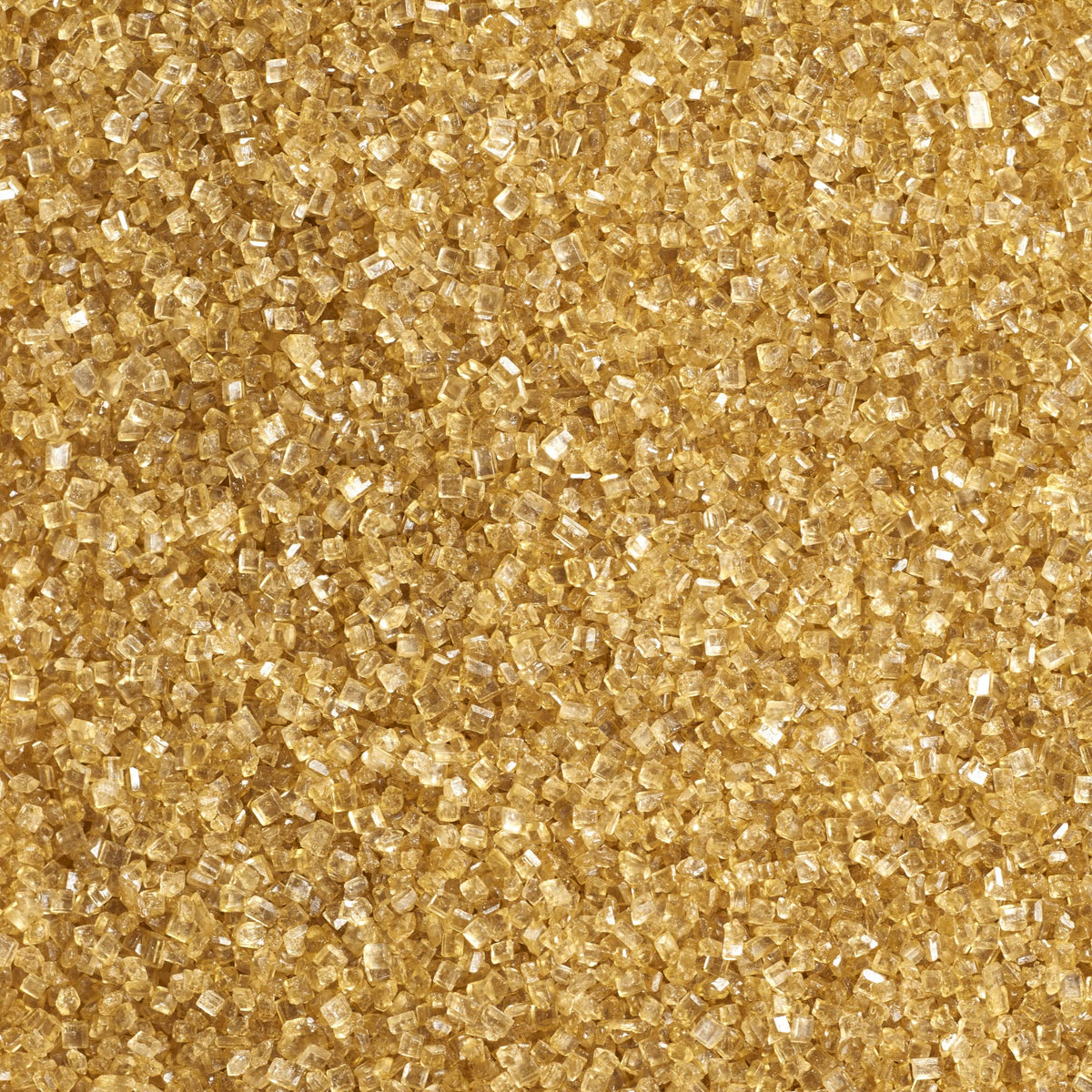 DecoPac Sparkling Gold sanding sugar on the jar lid adds festive shine to treats.