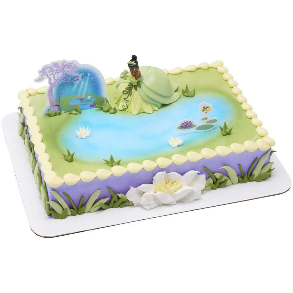 DecoPac Tiana cake topper figurine adds princess charm to themed birthday cakes.