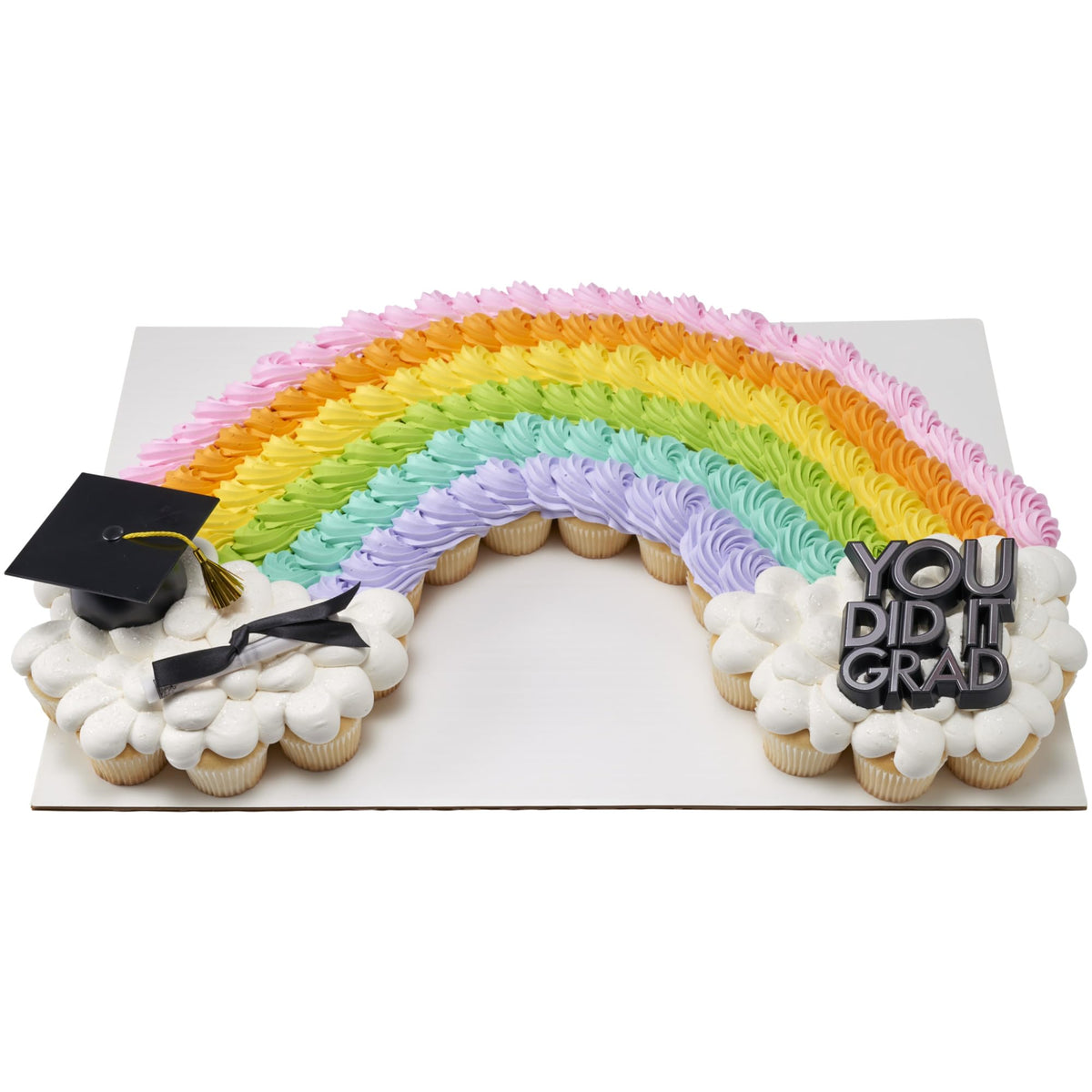 3 x 3 x 1.5 inch topper size fits cakes, cupcakes, donuts