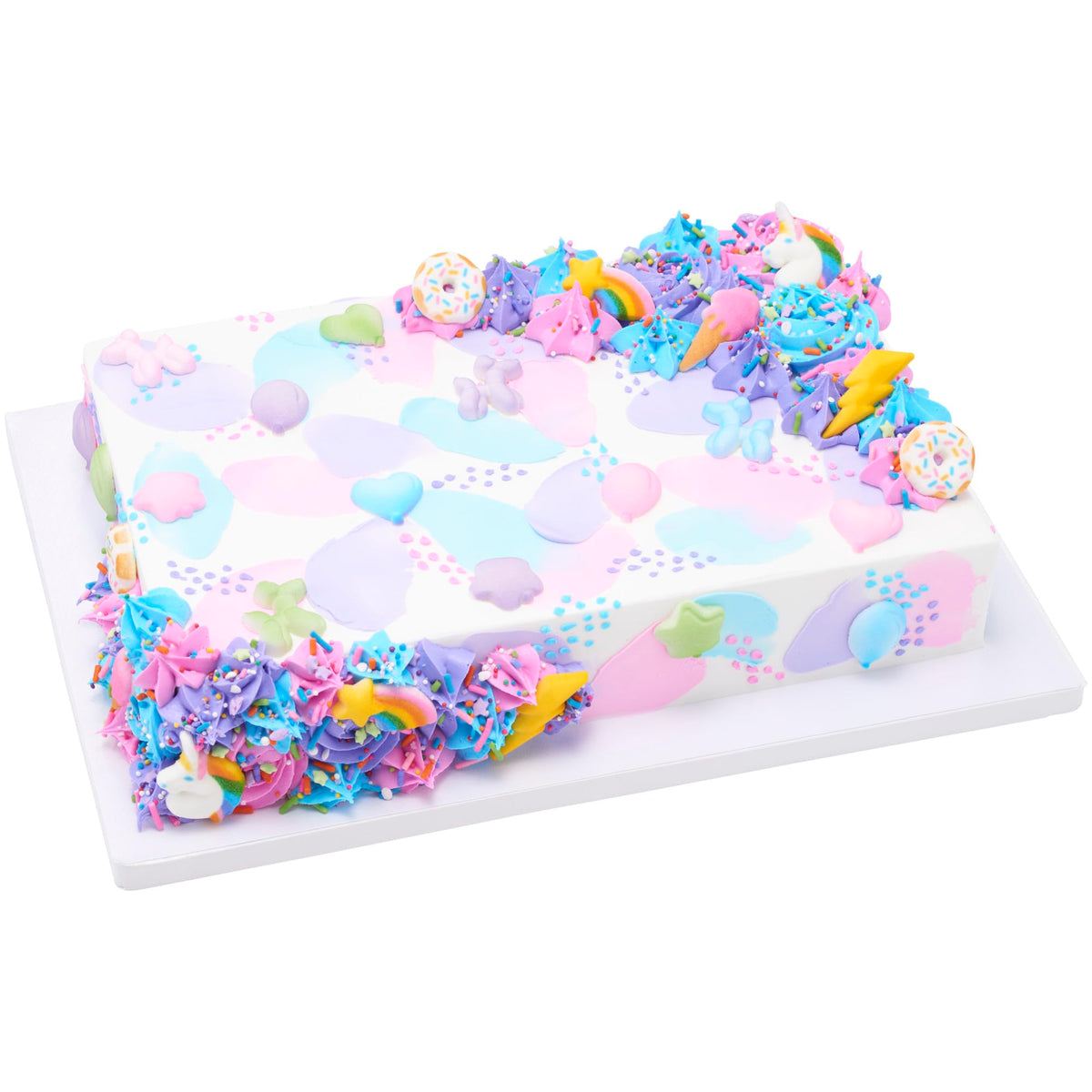 DecoPac Unicorn Fusion Sprinkles for cupcakes enables quick, eye-catching toppings