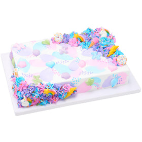 DecoPac Unicorn Fusion Sprinkles for cupcakes enables quick, eye-catching toppings