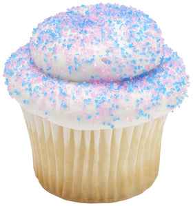 Bright colour and texture from DecoPac sprinkle mix enhances desserts.