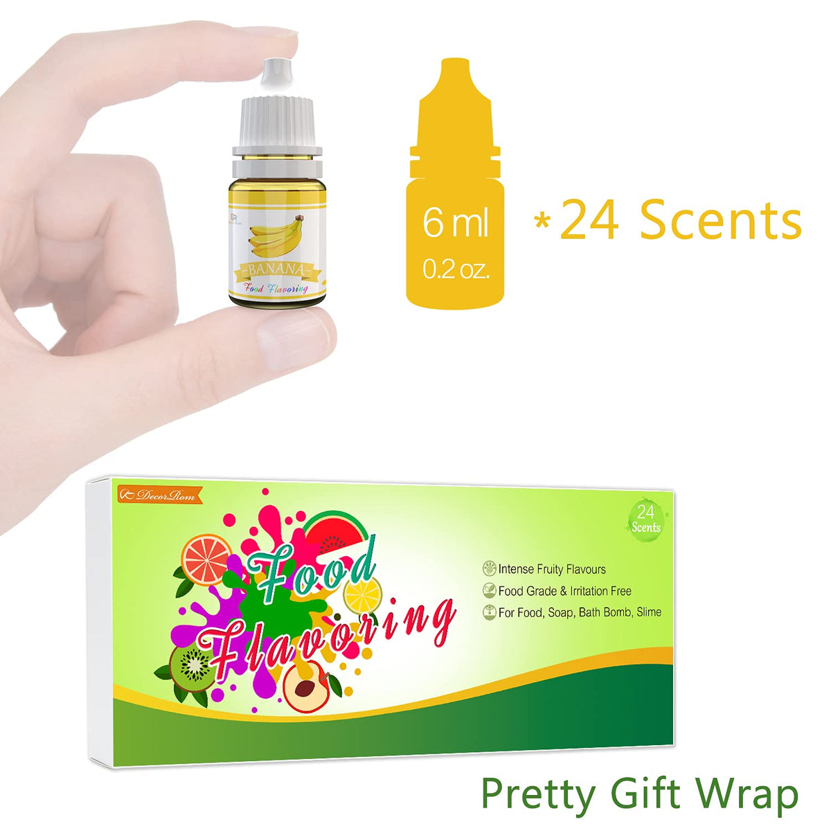DecorRom flavor oil for DIY crafts and scented creations