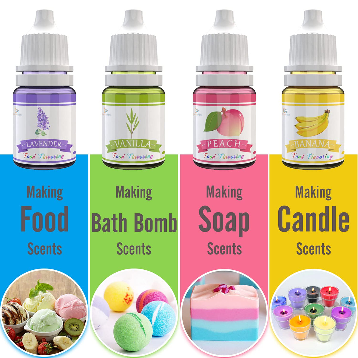 DecorRom lip gloss flavor oil drops for cosmetics