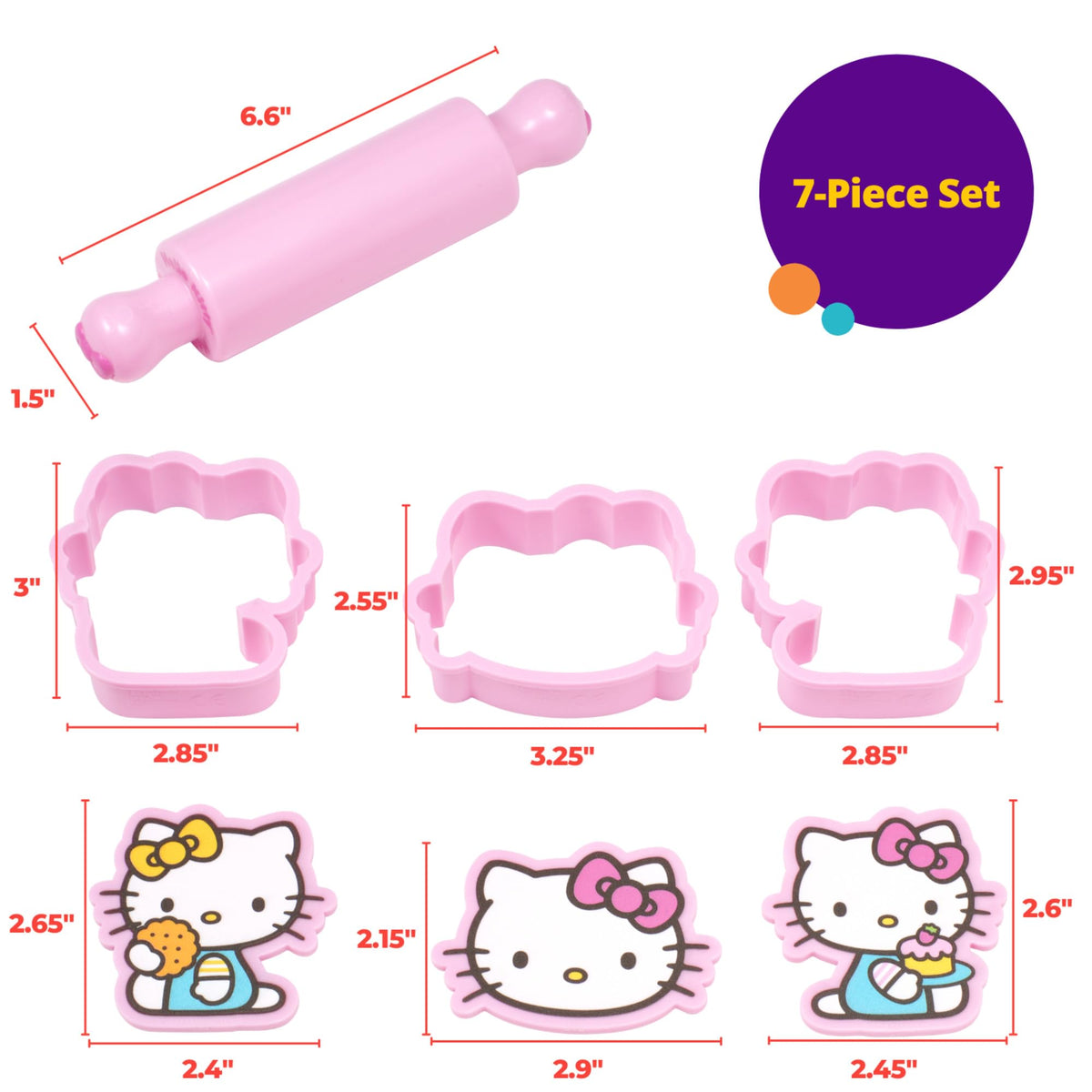 DecoSet Hello Kitty decoration set offers versatile party accents.