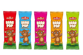 Dee Best Bear Pop cherry teddy bear lollipops for fruity fun.