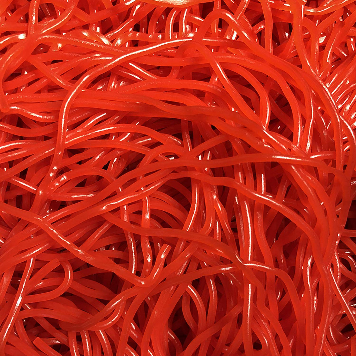 Dee Best long licorice strands laid out for a candy tray centerpiece
