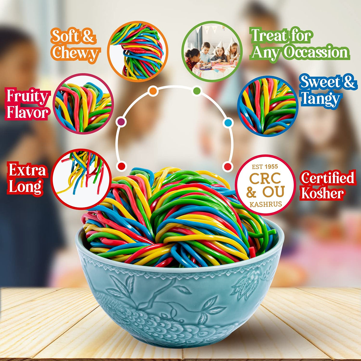 Dee Best strawberry licorice aroma and color highlighted in soft chewy texture photo