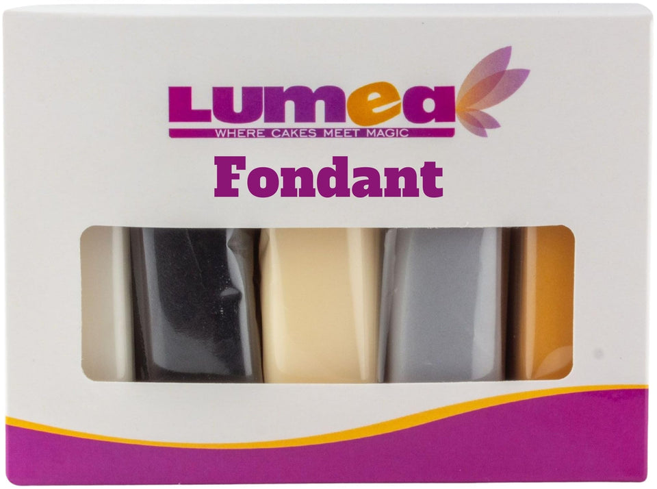 Dekozauber24 white fondant 100g for smooth cake decorating and figurines