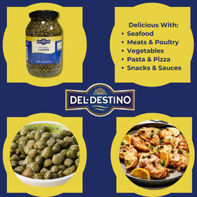 Del Destino Capers Non-Pareil on pasta add zest