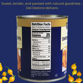 Del Destino Yellow Sweety Drops peppers crisp sweet flavor for salads