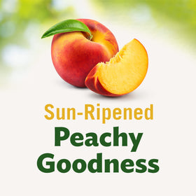 Non-GMO Del Monte peaches with no artificial flavors for easy snacking