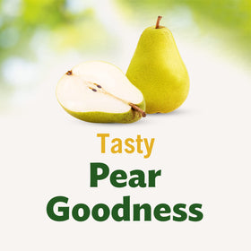 Del Monte Diced Pears open cup with peel-off lid for easy snack