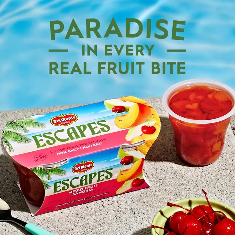 Del Monte Escapes non-alcoholic fruit cup with sangria flavor