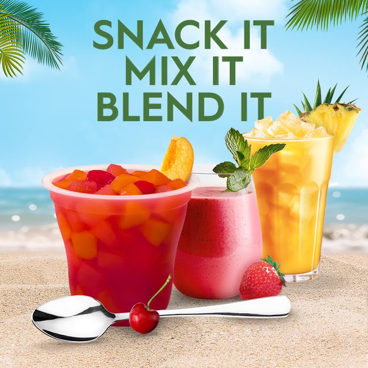 Del Monte Escapes peel-off lid demonstrates easy quick opening