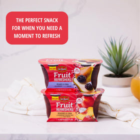 Easy-peel lid enables quick access at school, home, or travel.