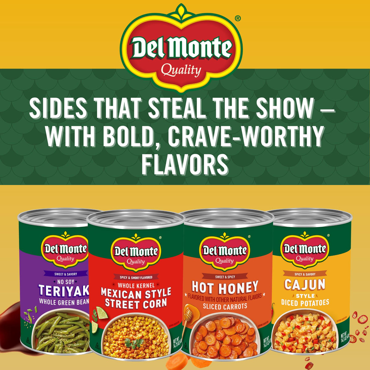 Del Monte Mexican Street Corn packaging shows non-BPA lining for safe storage.