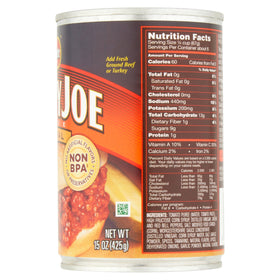 Del Monte Original Sloppy Joe can with label detail for easy identification