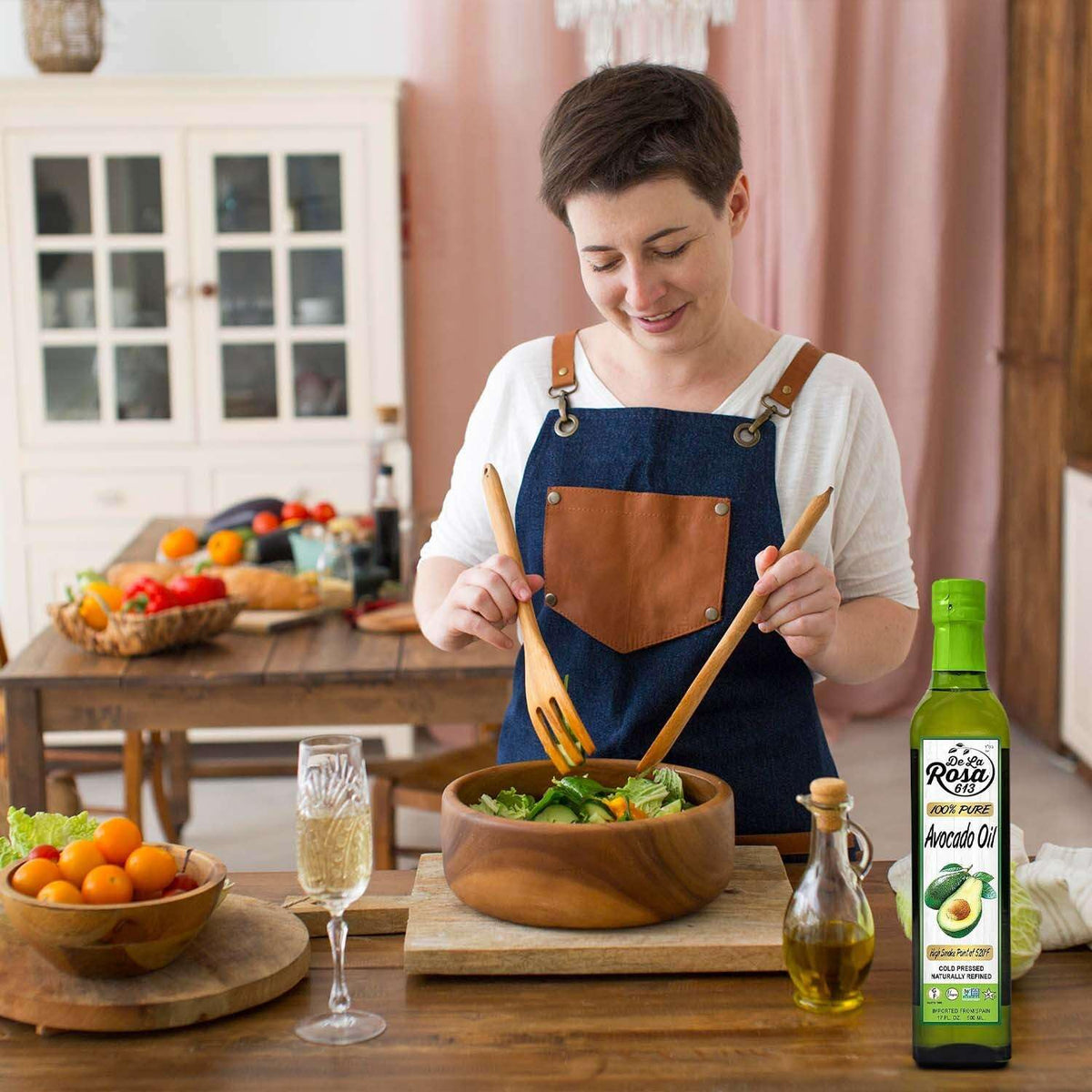 De La Rosa 613 avocado oil supports high-heat cooking without losing stability or flavor.
