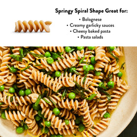 DeLallo bronze-die extruded fusilli close-up texture ideal for capturing sauces