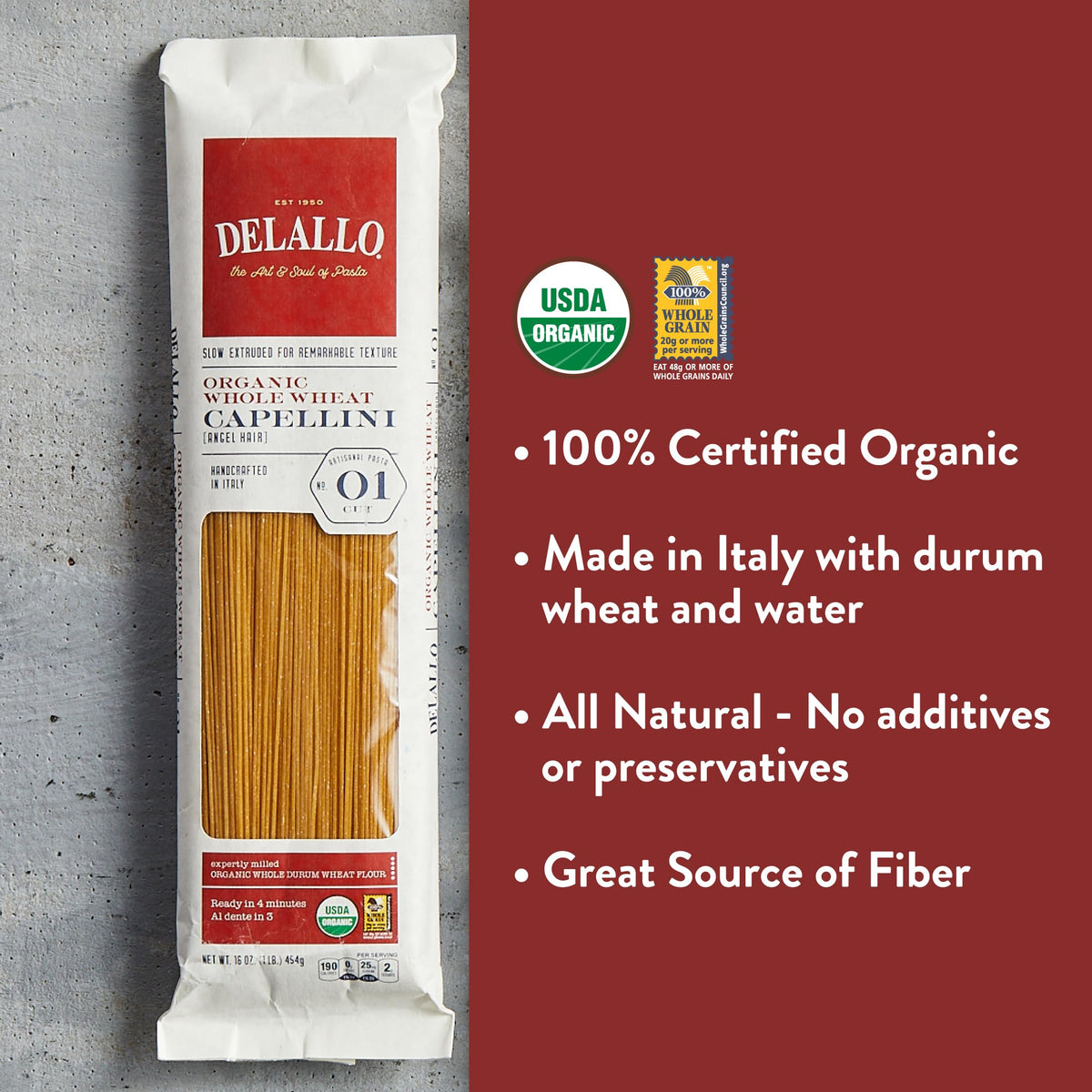 Close-up of ultra-thin capellini strands ideal for light, delicate sauces