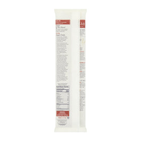 DeLallo four-pack pasta display, convenient pantry solution.
