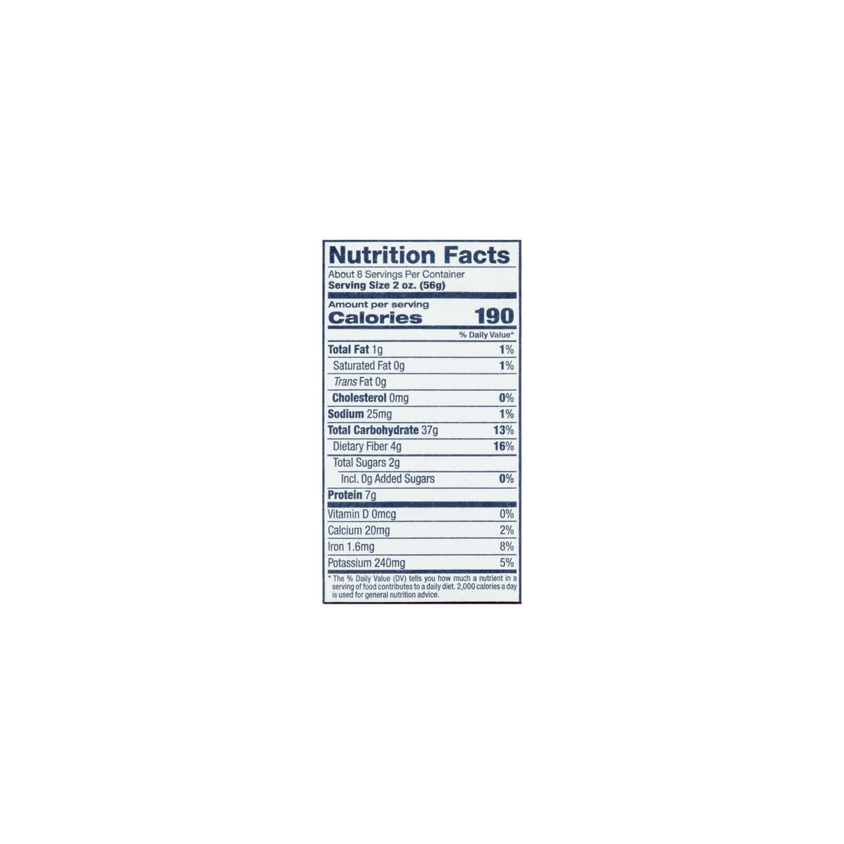 DeLallo ingredients: durum wheat and water used to create healthy whole-grain pasta