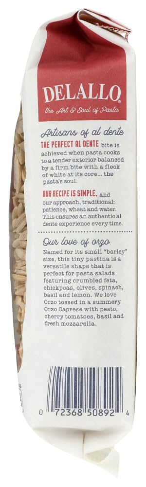 DeLallo Orzo No. 65 in pasta salads enhances textures and flavor