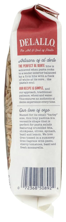 DeLallo Orzo No. 65 in pasta salads enhances textures and flavor