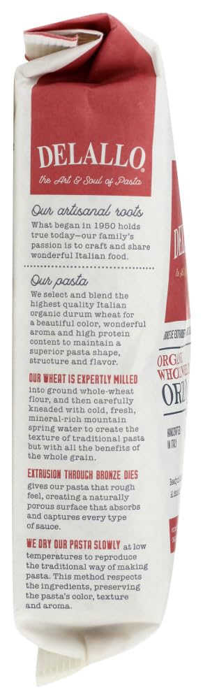 DeLallo Orzo No. 65 uncooked grains ready for soups and salads