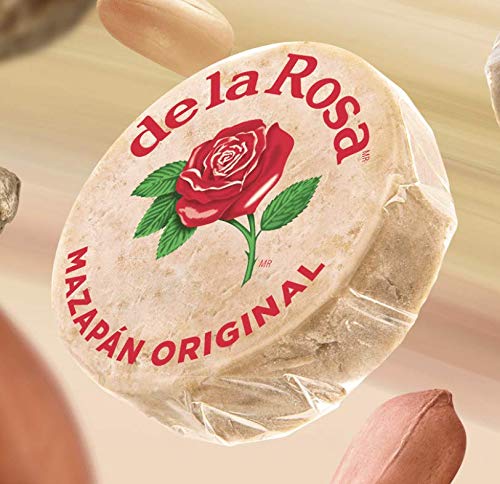 De la Rosa Mazapan packaging from Mexico with brand label visible.