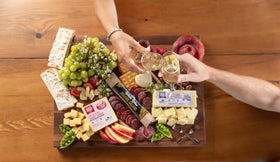 Deli Direct entertaining-ready sausage platter for tailgate or parties