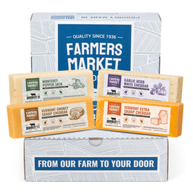 Deli Direct Wisconsin cheese blocks four 7oz collection, ideal for gifting